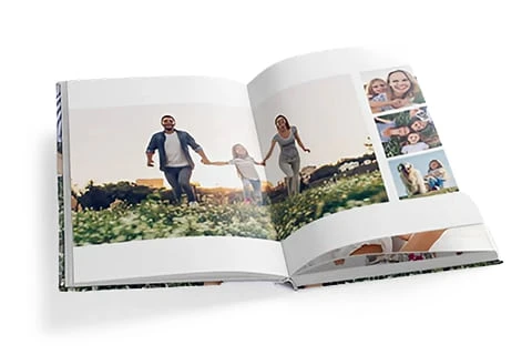 photo book with hard cover